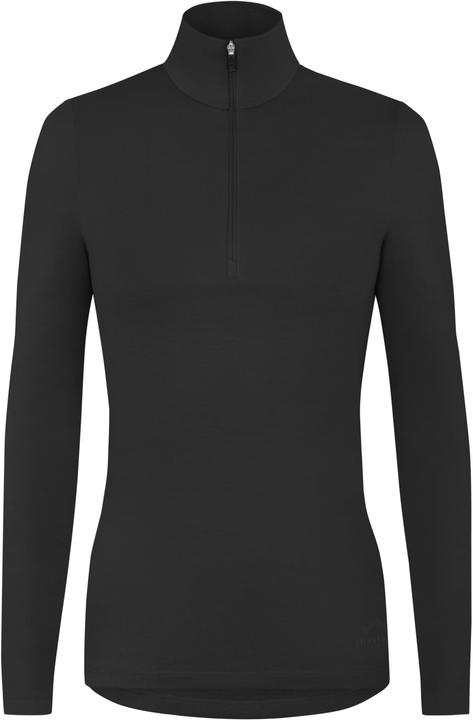 Actual product image Normani Damen Merino Langarm mit 1/4 Zipper „Launceston“ - 9669 (M)
