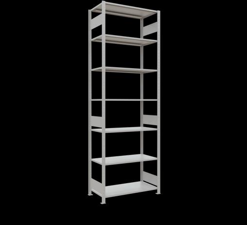 Immagine prodotto Schulte Lagertechnik Sistema di scaffalature di base senza viti MULTIplus150 con ripiani di lunghezza