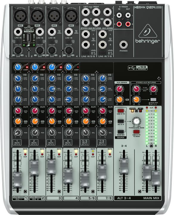Image du produit Behringer Xenyx Q1204usb (Studio et mixeur live)