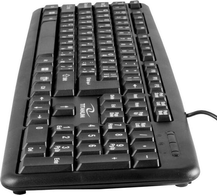 Produktbild Esperanza Esperanzo-Tastatur TK101UA Schwarz US (TK101UA) (US, Kabelgebunden)