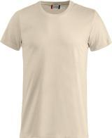Actual product image T-shirt Clique Basic-T 029030, cotton, light beige, size M (M)