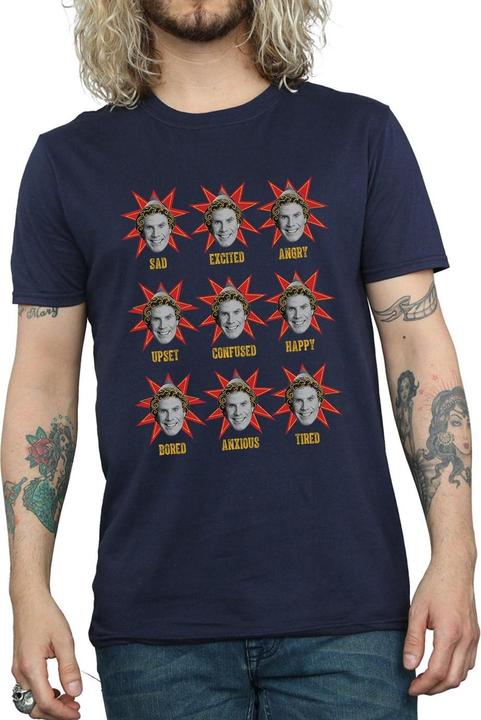 Actual product image Elf Mens Buddy Moods T-Shirt (XXL)