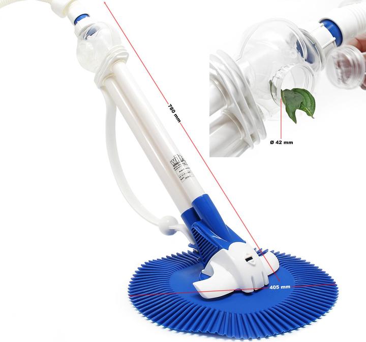 Produktbild Wiltec automatischer Poolreiniger Poolsauger Pool Bodensauger Oberflächensauger
