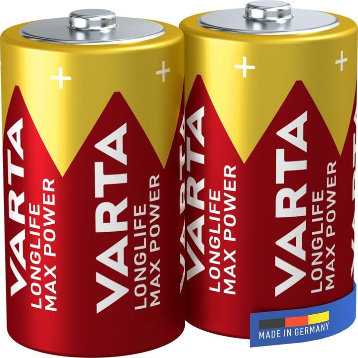 Produktbild Varta Longlife Max Power (2 Stk., D, 16500 mAh)