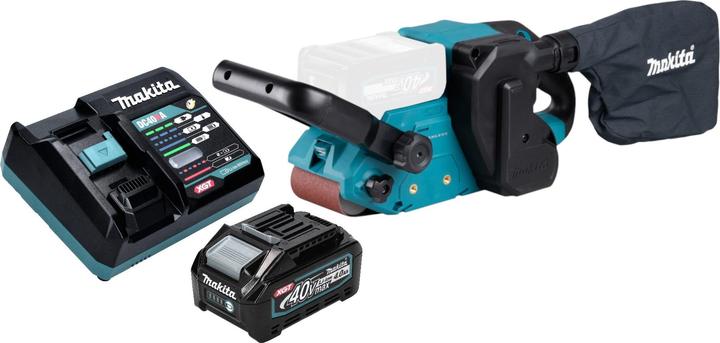 Produktbild Makita BS 001 GM101 Akku Bandschleifer 40 V max. 76 x 533 mm Brushless + 1x Akku 4,0 Ah + Ladegerät