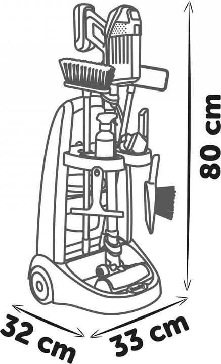 Actual product image Smoby Cleaning trolley