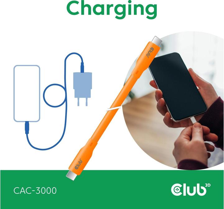 Productafbeelding Club 3D USB C — USB C (2 m, USB 4.0)