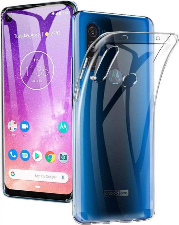 Screenguard Motorola One Action Flexible TPU Clear Case (Motorola One Action)