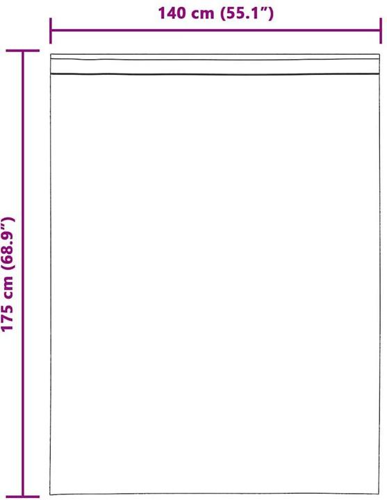Produktbild VidaXL Proskudiia (140 x 175 cm)