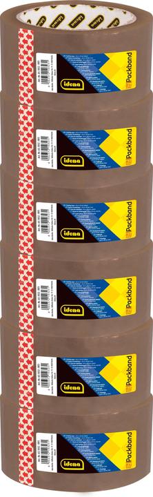 Image du produit Idena Packband geräuscharm braun 5cmx66m (50 mm)
