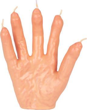Immagine prodotto Amscan Candela a forma di mano con effetto sangue 16 cm (6 x)