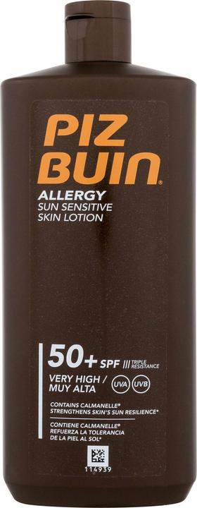 Produktbild Piz Buin Allergy Sun Sensitive Skin Lotion (Sonnenlotion, SPF 50, 400 ml, 150 g)