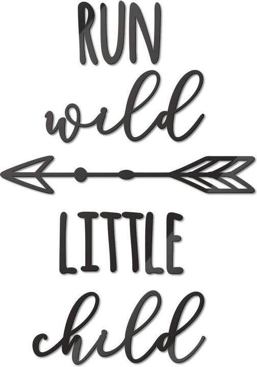 Image du produit Trenddeko Run wild little child (35 x 50 cm)