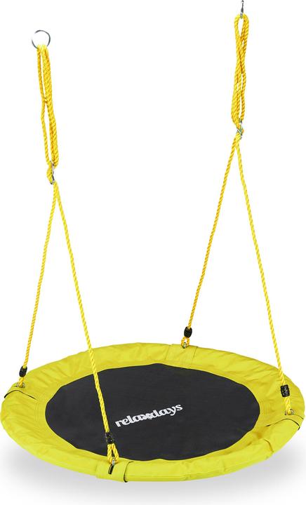 Image du produit Relaxdays Balançoire nid d'oiseau rond 90 cm
