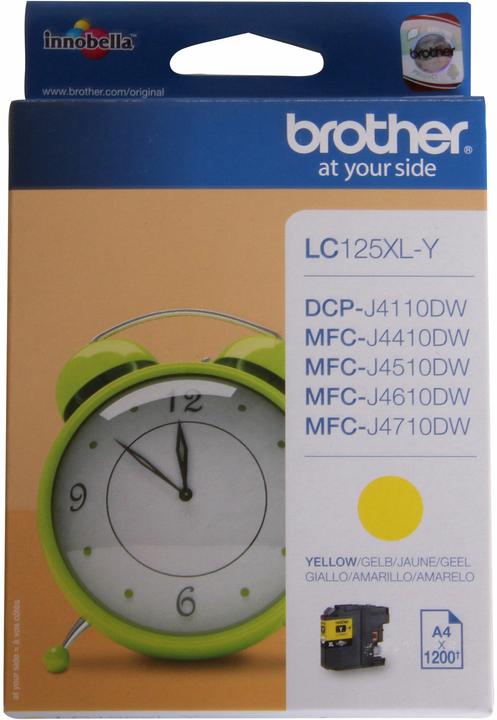 Actual product image Brother Lc-125xly (Y)