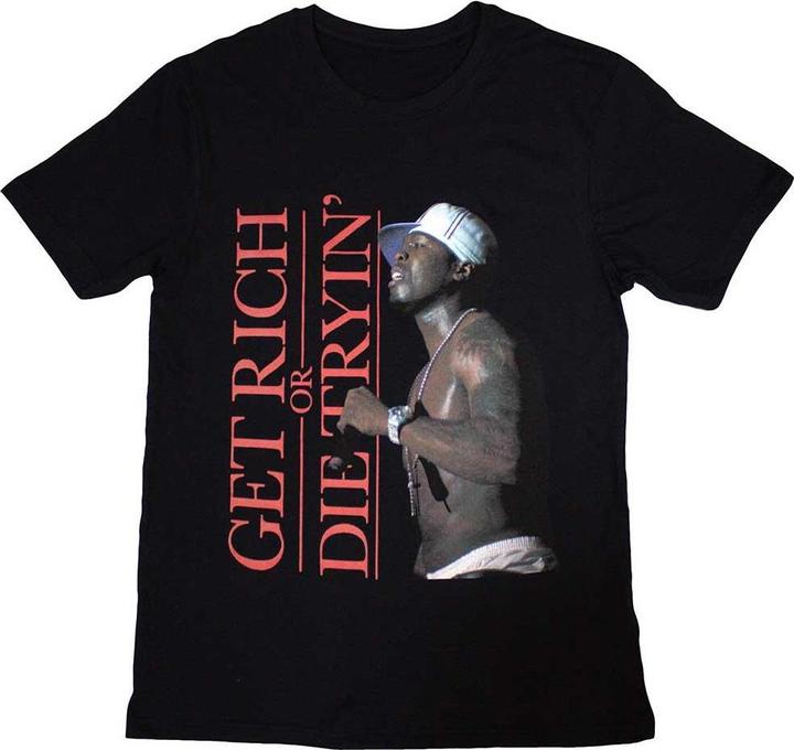 Immagine prodotto 50 Cent Get Rich Maglietta Adulto Unisex (M)