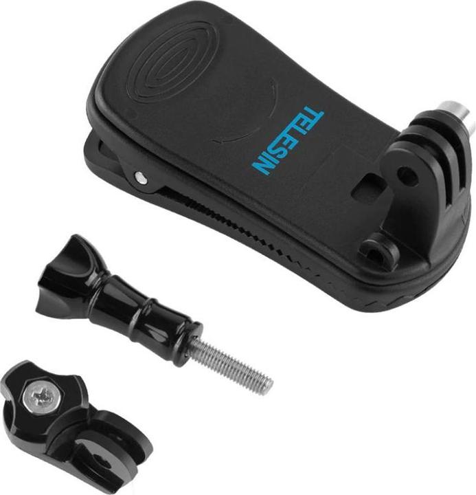 Actual product image Telesin Backpack clip mount for sports cameras (GP-JFM-003) (GoPro Hero 8, DJI Osmo Action)