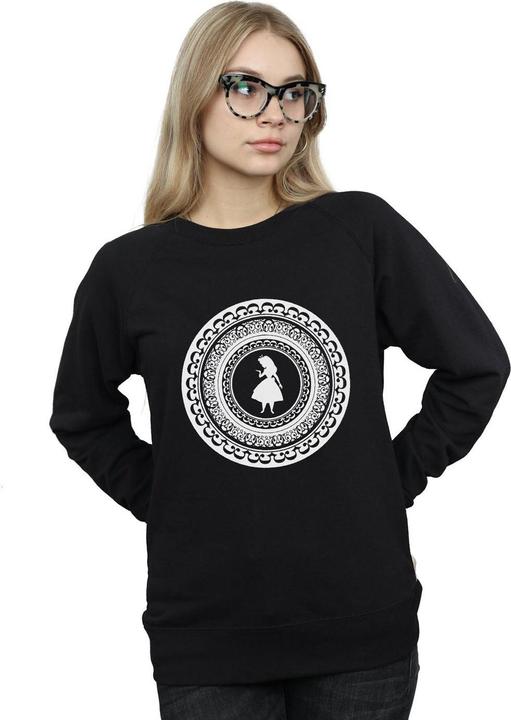 Actual product image Disney Womens/Ladies Alice In Wonderland Circle Sweatshirt (XL)