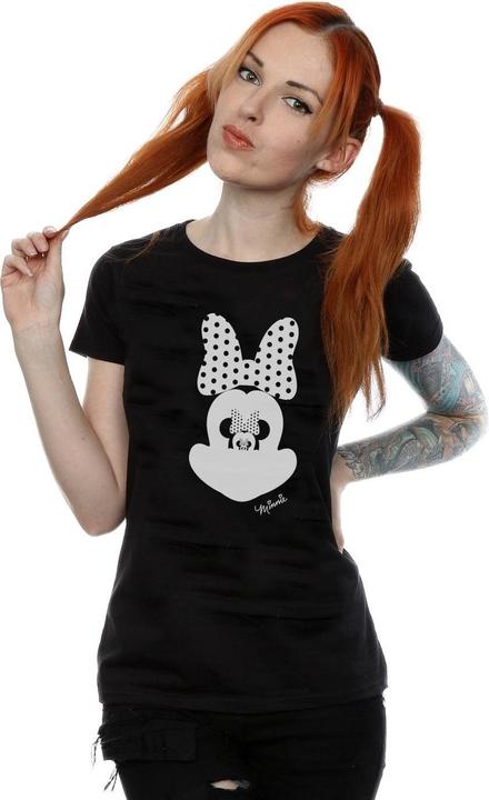 Actual product image Disney Womens/Ladies Minnie Mouse Mirror Illusion Cotton T-Shirt (S)