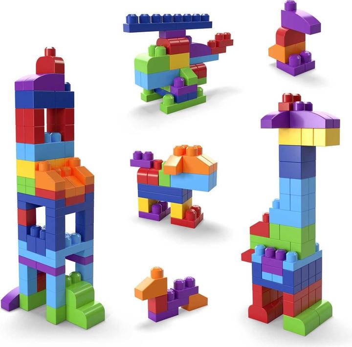 Produktbild Mega Bloks Bausteinebeutel bunt (80 Teile)