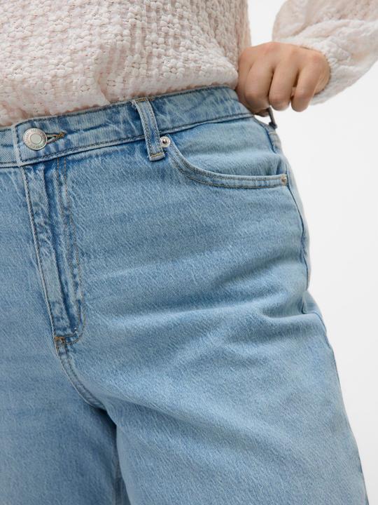 Actual product image Vero Moda VMCTESSA Hohe Taille Weiter Beinschnitt Jeans Weit geschnitten (44)