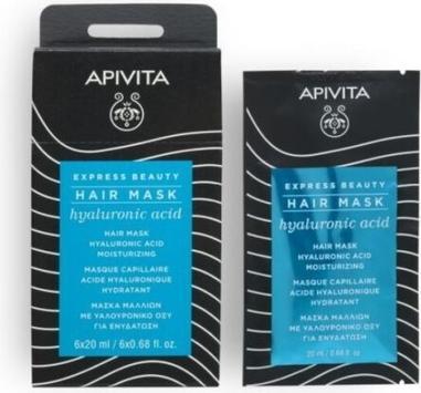 Produktbild Apivita Express Beauty Moisturizing Hair Mask with Hyaluronic Acid 20ml (20 ml)