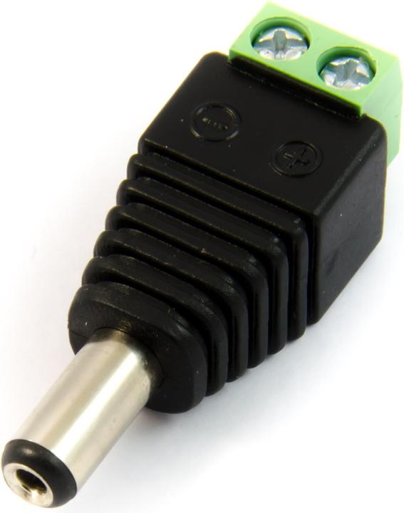 Produktbild Purecrea DC-Stecker Male Barrel Jack 5.5mm / 2.1mm mit Schraubklemmen