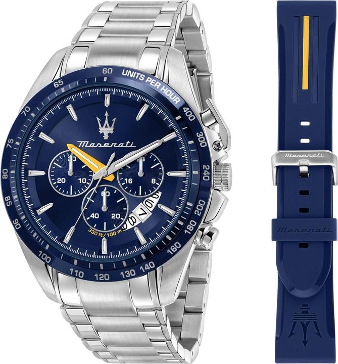 Argento/blu