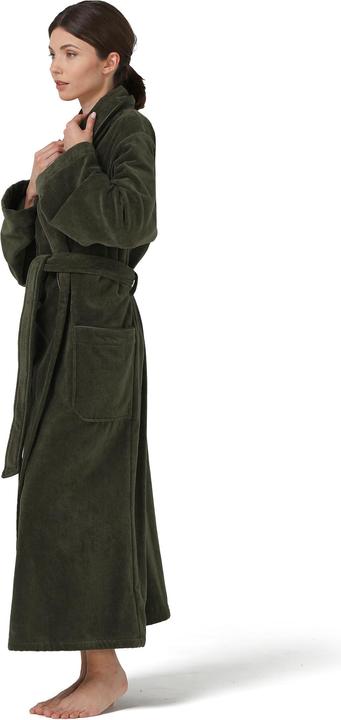 Actual product image Möve Homewear shawl collar coat green (L)