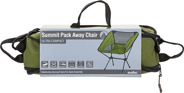 Actual product image Outdoor Spirit Ultra Light Camping Chair Fishing Chair Foldable Green 633115