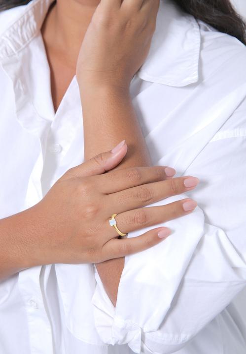 Immagine prodotto Elli Anello con pietre preziose (54, 925 Argento)