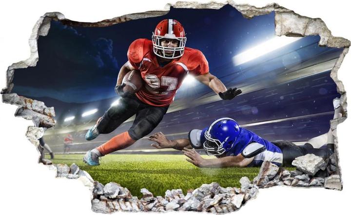 Produktbild Trenddeko 3D American Football Spieler 01 (80 x 49 cm)