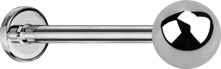 Produktbild Star Piercing Micro Labret silber mit Kugel (ohne Messing, Titan G23)