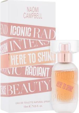 Actual product image Naomi Campbell Here To Shine (Eau de toilette, 15 ml)