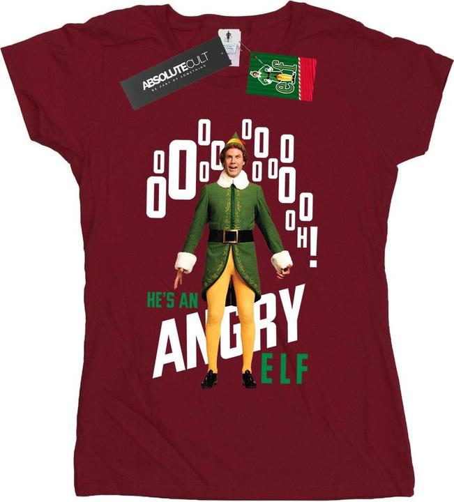 Actual product image Elf Womens/Ladies Angry Cotton T-Shirt (S)