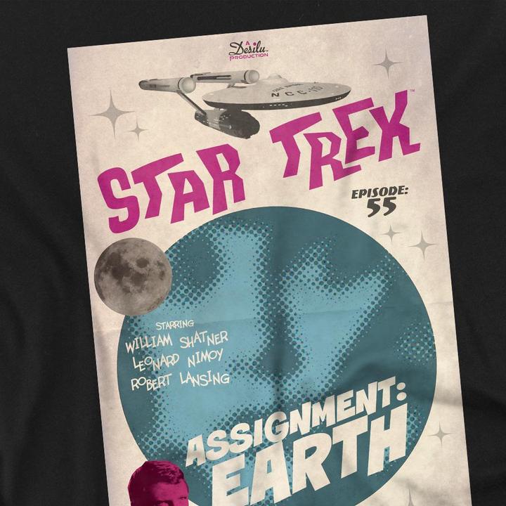 Actual product image Mens The Original Series Episode 55 T-Shirt (5XL)