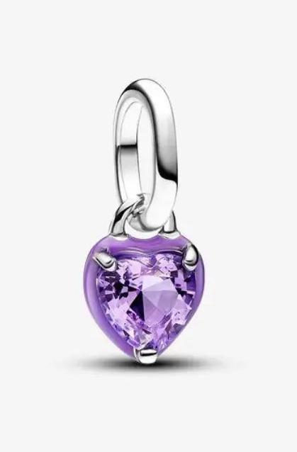 Produktbild Pandora ME Violettes Chakra Herz Mini (Emaille, Silber 925)