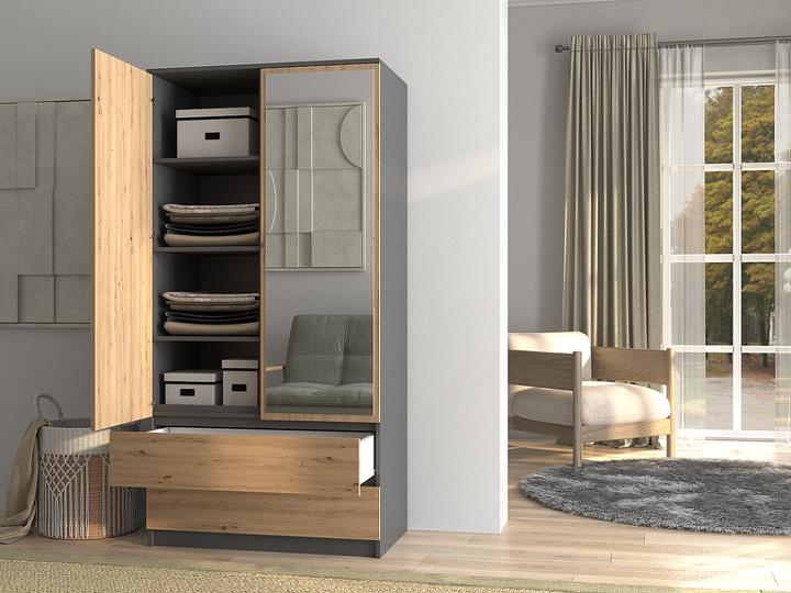 Immagine prodotto Topeshop Szafa Malwa (90 x 50 x 180 cm)