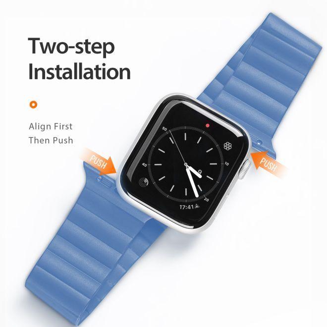 Image du produit Dux Ducis magnetic strap watch strap 7/6/5/4/3/2 (44 mm, 45 mm, 42 mm, Silicone, Apple Watch Series 2, Apple Watch Series 3, Apple Watch Series 1, Apple Watch Series 4, Apple Watch Series 5, Apple Watch Series 6, Apple Watch Series 7, Apple Watch Series 8, Apple Watch Series 9, Apple Watch SE)