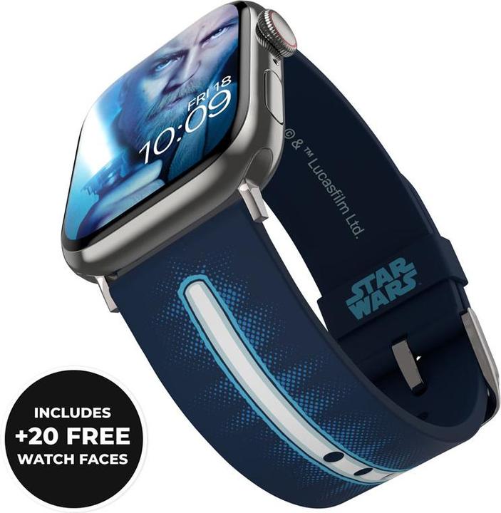Immagine prodotto Moby Fox Bracciale Smartwatch Star Wars Darth Vader Lightsaber 22 mm (22 mm, Silicone, Acciaio inossidabile)
