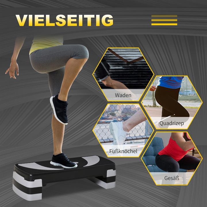 Produktbild Homcom Steppbrett mit 3 Stufen
