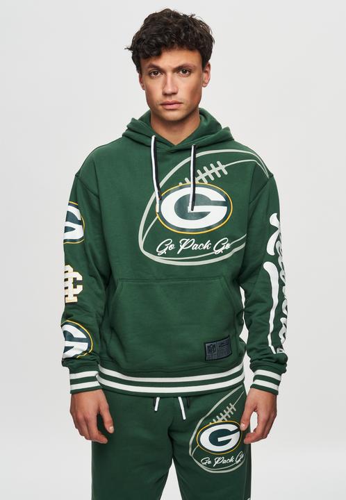 Produktbild Recovered Re:covered Fleece Hoody - PATCHES Green Bay Packers - L (L)