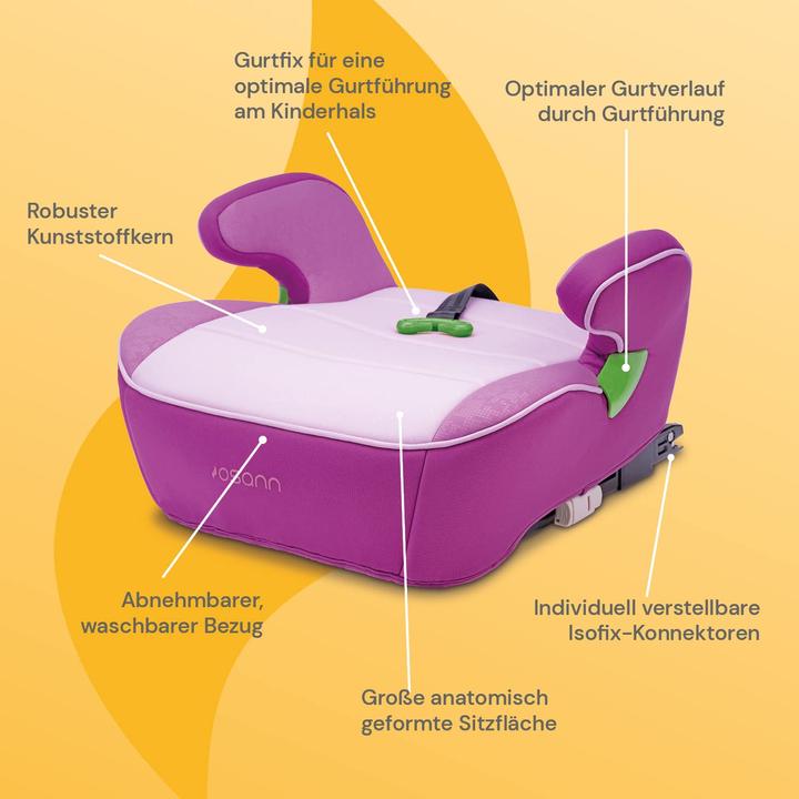 Actual product image Osann Junior Isofix belt fix (Booster seat, ECE R129/i-Size Standard)