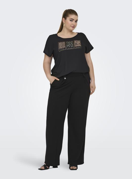 Immagine prodotto Only Pantaloni Curve regular fit Pantaloni con taglio a gamba larga (L)