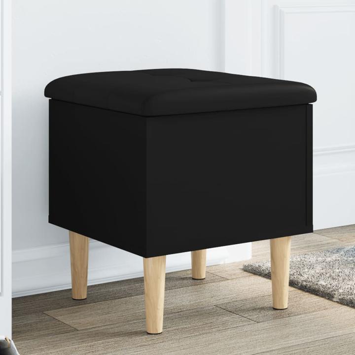 Produktbild VidaXL Sitzbank mit Stauraum Schwarz 42x42x46 cm (42 cm)