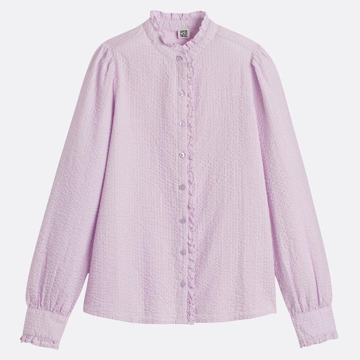 Produktbild La Redoute Collections Langärmelige Bluse mit Rüschenkragen (34)