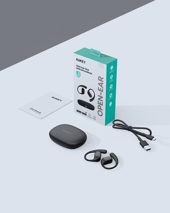 Actual product image Aukey SPORTS FIT OPEN-EAR - Earbuds (35 h, Wireless)