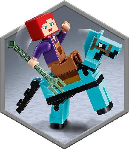 Produktbild LEGO Der Pferdestall (21171, LEGO Minecraft)