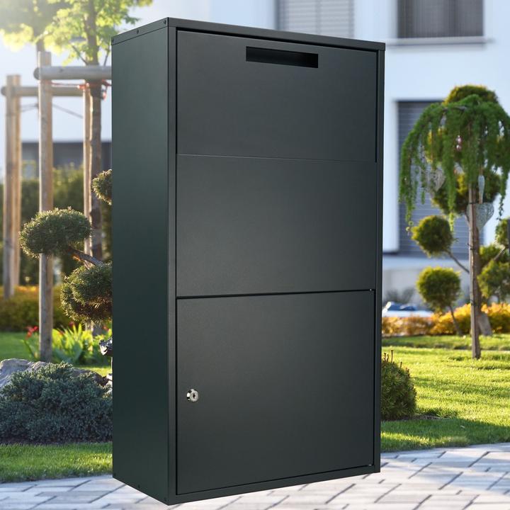 Produktbild Mocavi Paketkasten PBox 56 anthrazit Sicherheitseinwurf Ral 7016