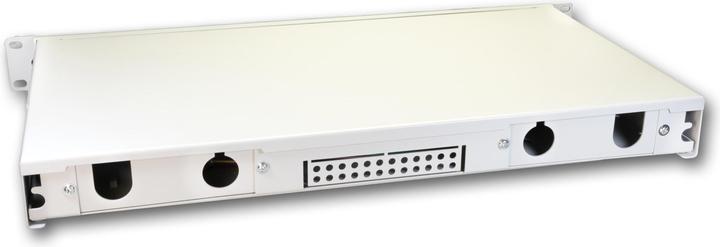 Actual product image Lightwin FO splice box, 24 fibers, 12x DLC singlemode, 9/125µm OS2 G657.A1 pigtail splice boxes (1.50 m)